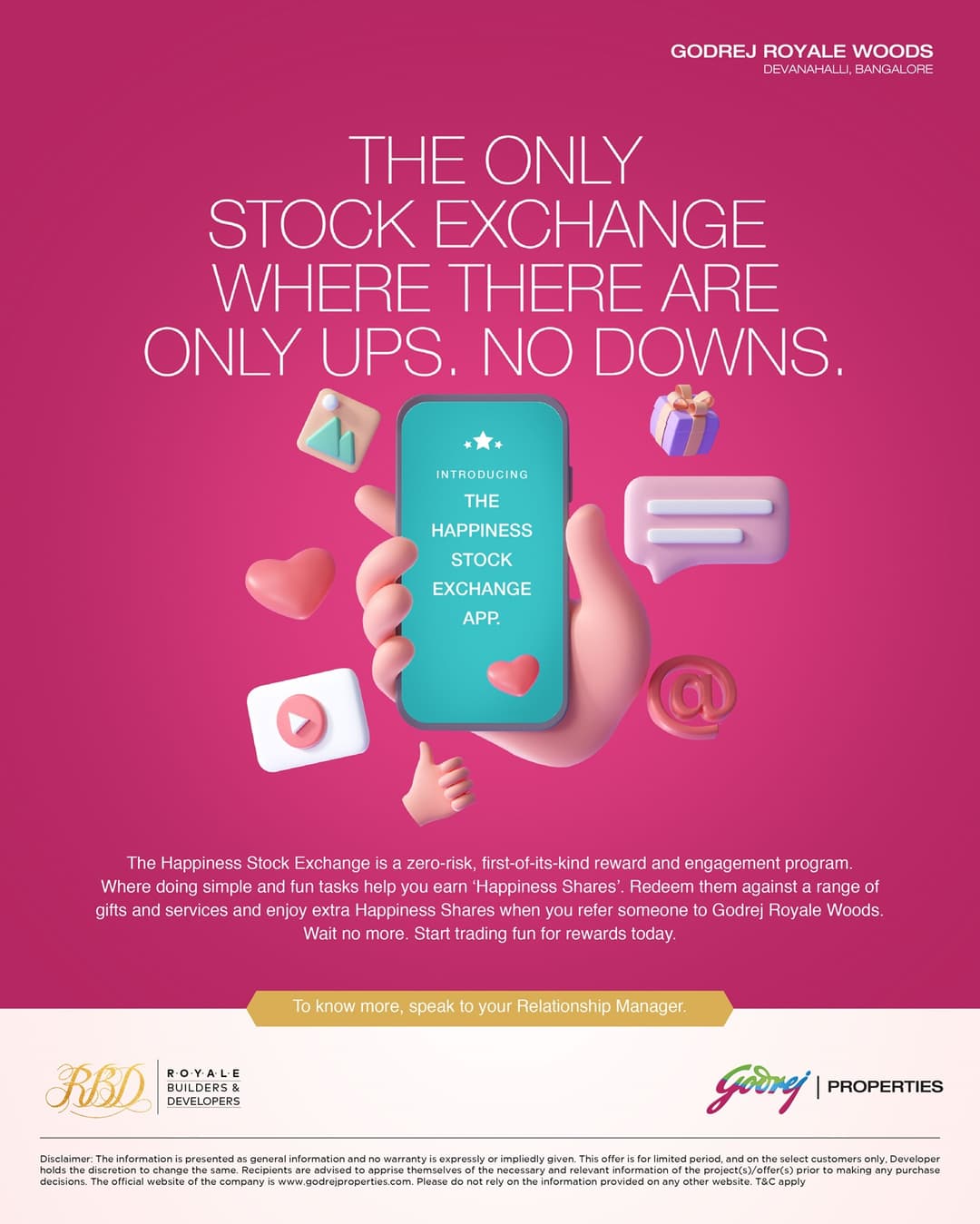 Emailer for Godrej HSX made for real estate buyers in Noida